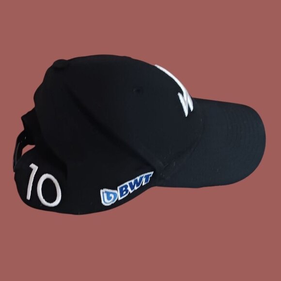 BWT Alpine by New Era Team 9Forty Black Adjustable Cap With Embroidered Logo - Picture 2 of 9